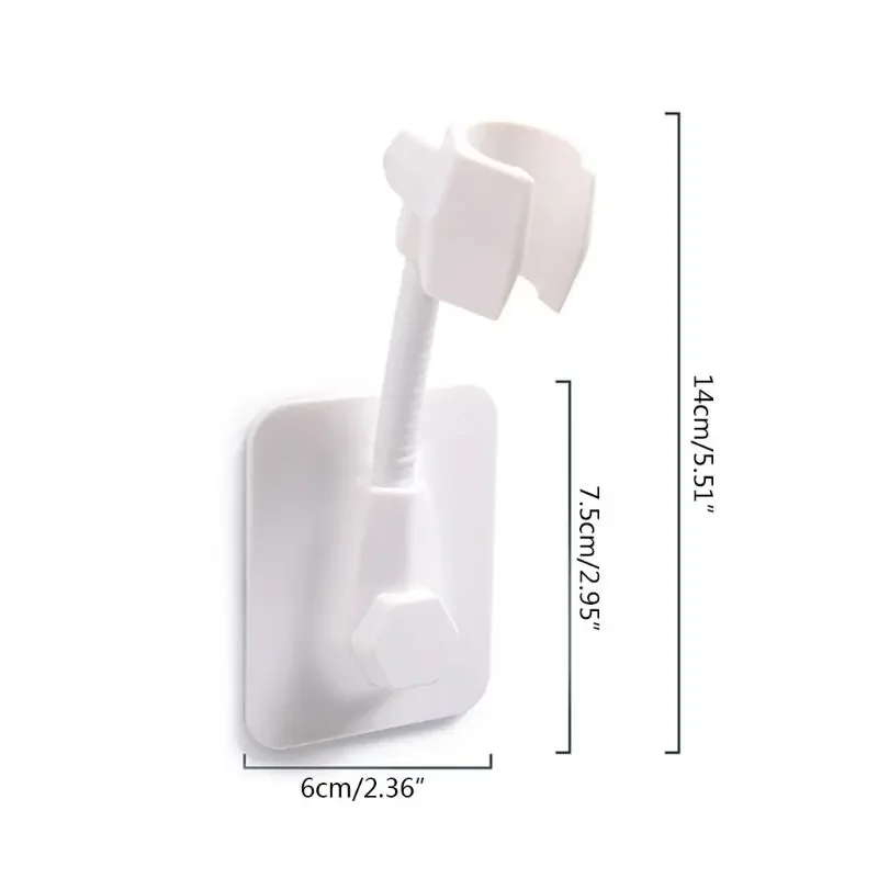 Universal adjustable shower bracket Waterproof Wall Mount shower head support holder stand Bathroom Rack Shelf for Sprayer Tool
