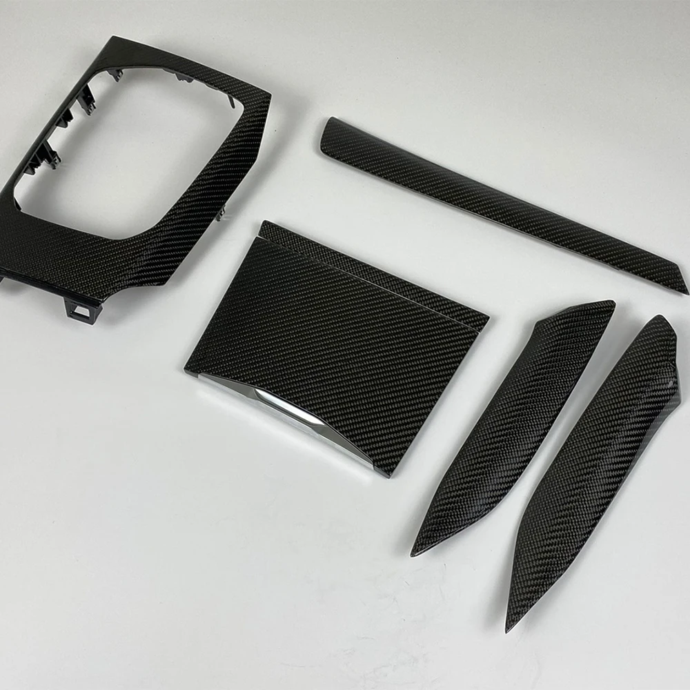 

Real Carbon Fiber MP same Car Interior Parts For BMW 3 4 Series G20 G21 G22 G23 G26 G28 Center Console Shift Panel Cover Trim