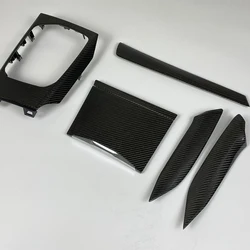 Real Carbon Fiber MP same Car Interior Parts For BMW 3 4 Series G20 G21 G22 G23 G26 G28 Center Console Shift Panel Cover Trim