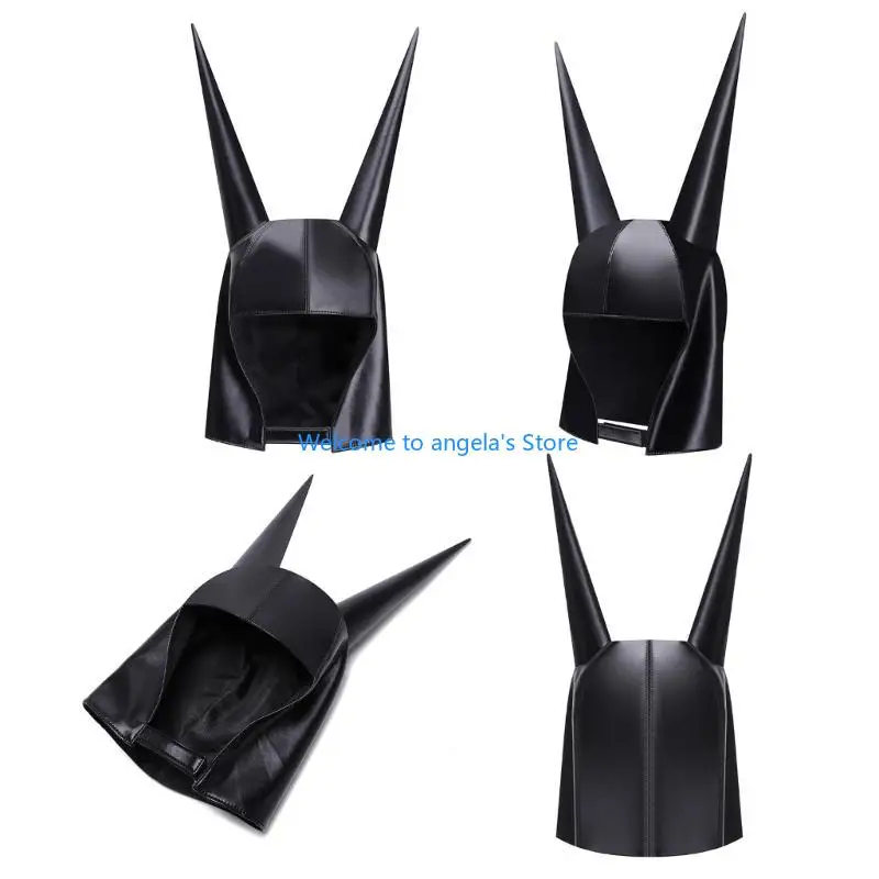 X4YC Steampunk PU Leather Top Hat for Halloween Costume and Party Cosplay Dressingup Headwear for Adult and Festival Event