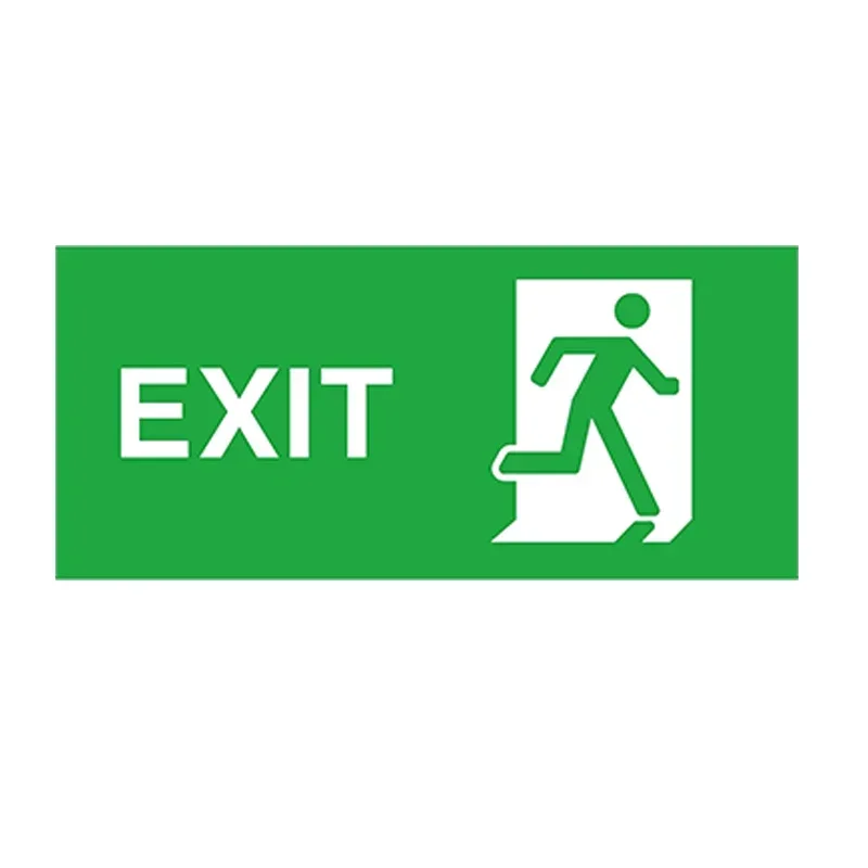 Multiple EXIT Warning Sign Stickers for Door Stairs Home Garage Bumper Waterproof Car Accessories Vinyl KK PVC 13cm X 5.9cm