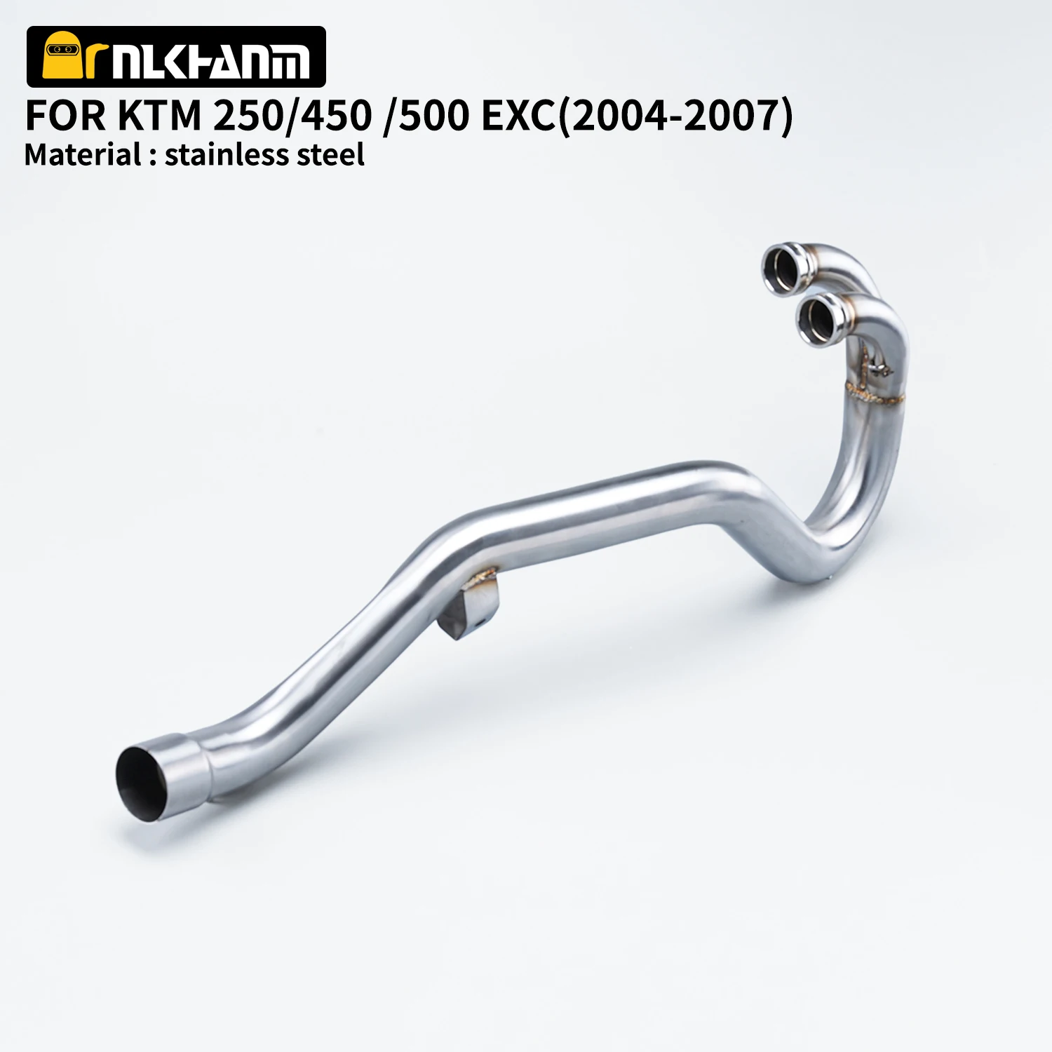 Motorcycle Exhaust Escape Modify System Front Link Pipe Connect original Muffler 50.5mm Slip On For KTM 450 EXC For KTM450 SX-F