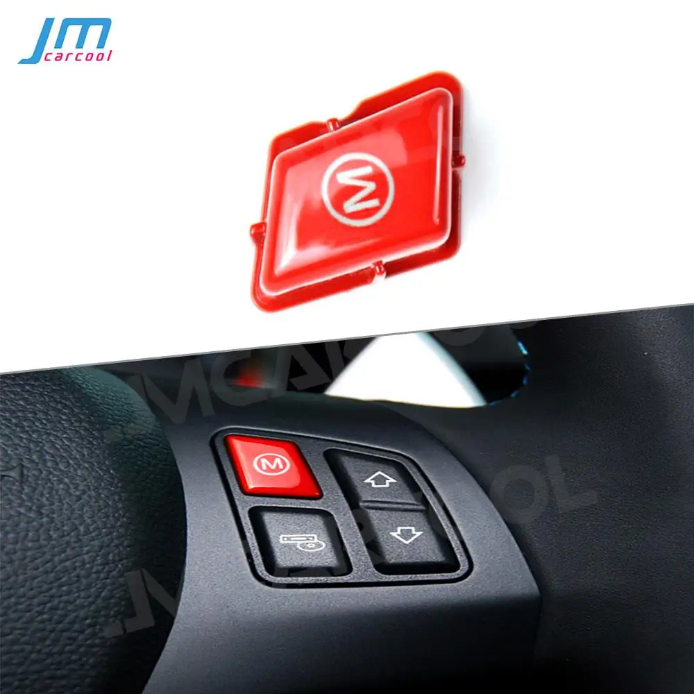 

Car Steering Wheel M Mode Switch Button Trim Cover For BMW 1 3 Series E81 E82 E87 E88 2004-2011 E90 E92 E93 M1 M3 2007-2013