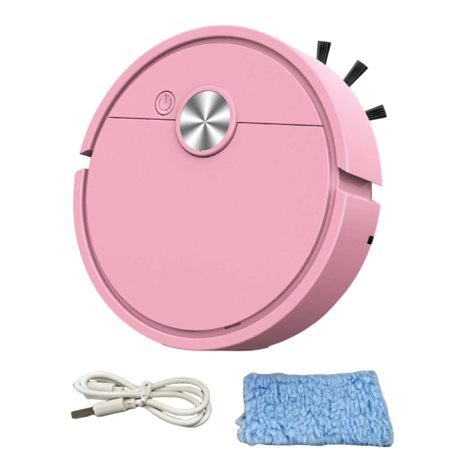3 In 1 Smart Cleaning Machine Easy To Use Mini Car Robot Vacuum Compact Multi Function Cleaners for Pet Hair&Hard Floor&Carpet