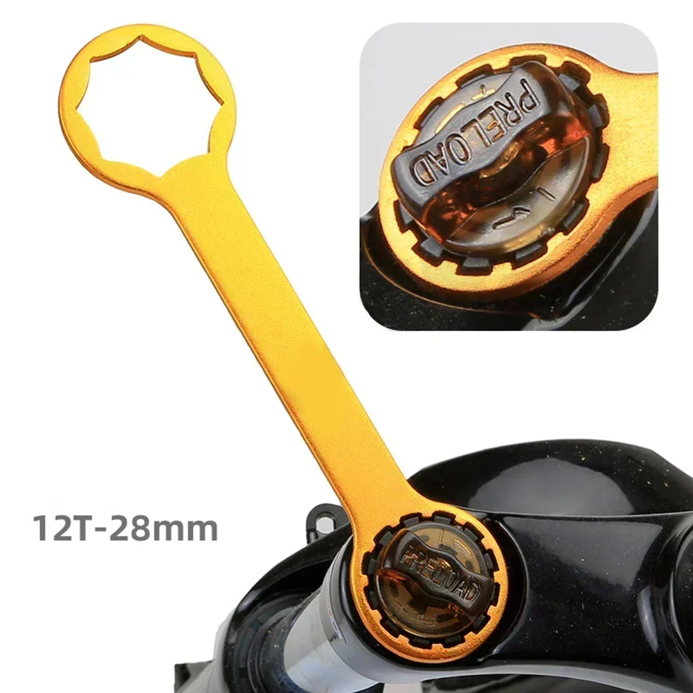 Herramienta de reparación de horquilla delantera para bicicleta de montaña, llave para tapa de horquilla delantera SR XCR/XCT/XCM/RST, herramientas de desmontaje, accesorios para bicicleta