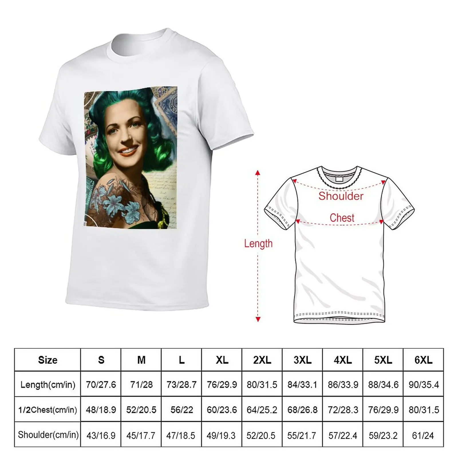 New Rockabilly Vintage Pinup - Clara T-Shirt shirts graphic tees cute clothes quick drying shirt Men's t-shirts