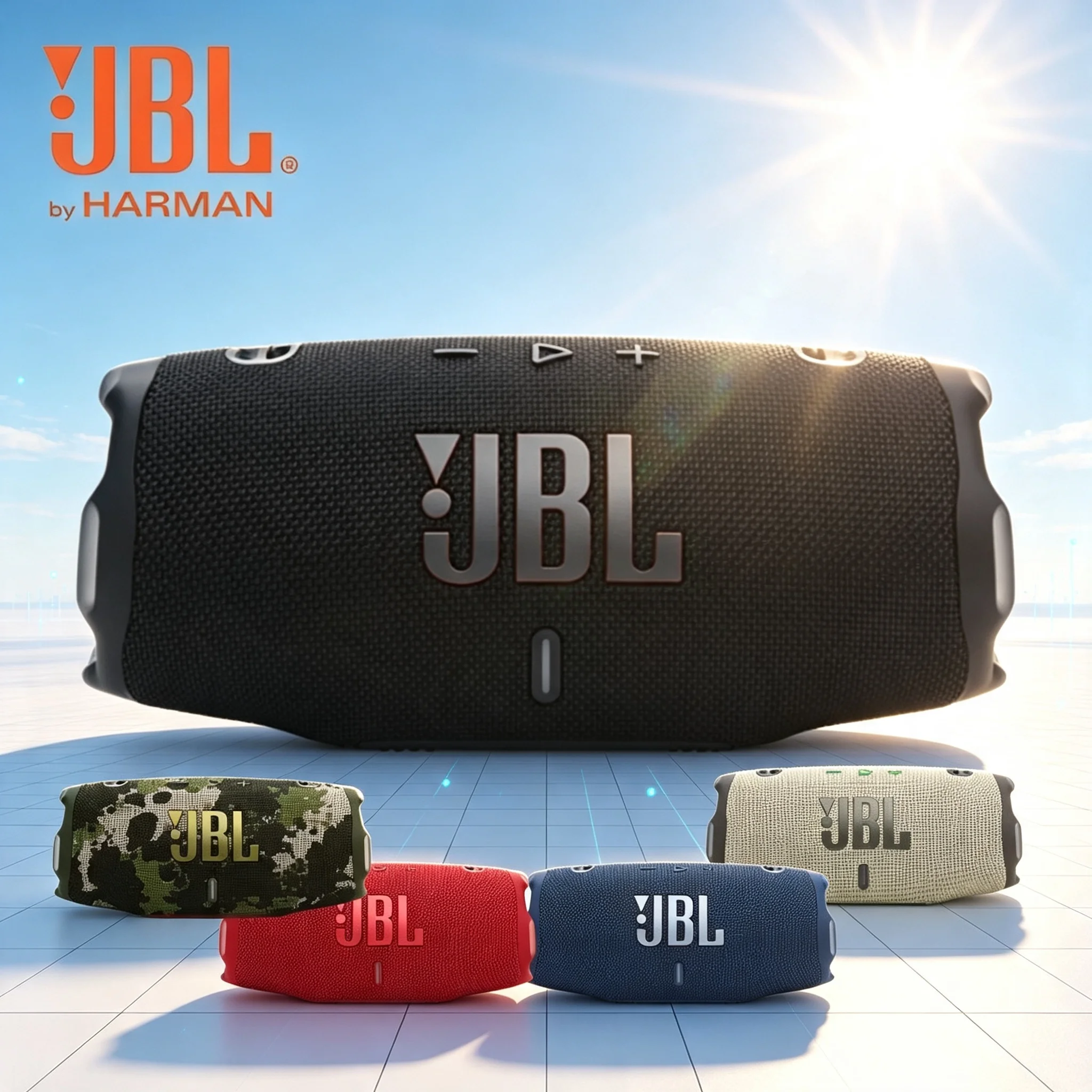 JBL CHARGE6 Bluetooth Party Speaker IP68 Waterproof Auracast AI Sound Boost for Camping Beach Soundbox Device