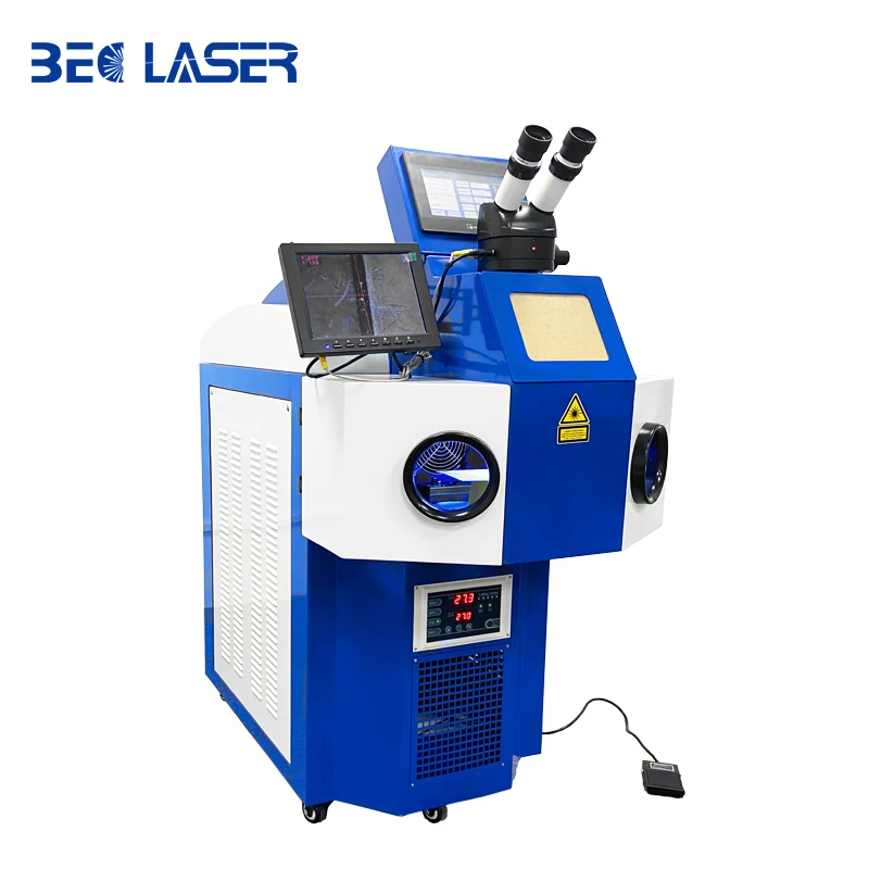 200W Integrated Inbuilt Water Chiller Welder Laser Hine With CCD Monitor For Jewelry Welding Repair