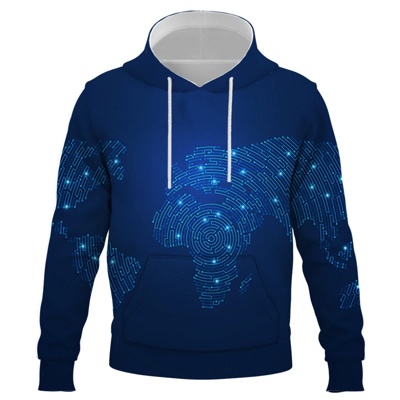 

Sweatshirt Sweatshirt men's Long Sleeve Long Sleeve AI intelligent 5g data 3D printing men's sportswear Fashion Hip Hop clothing