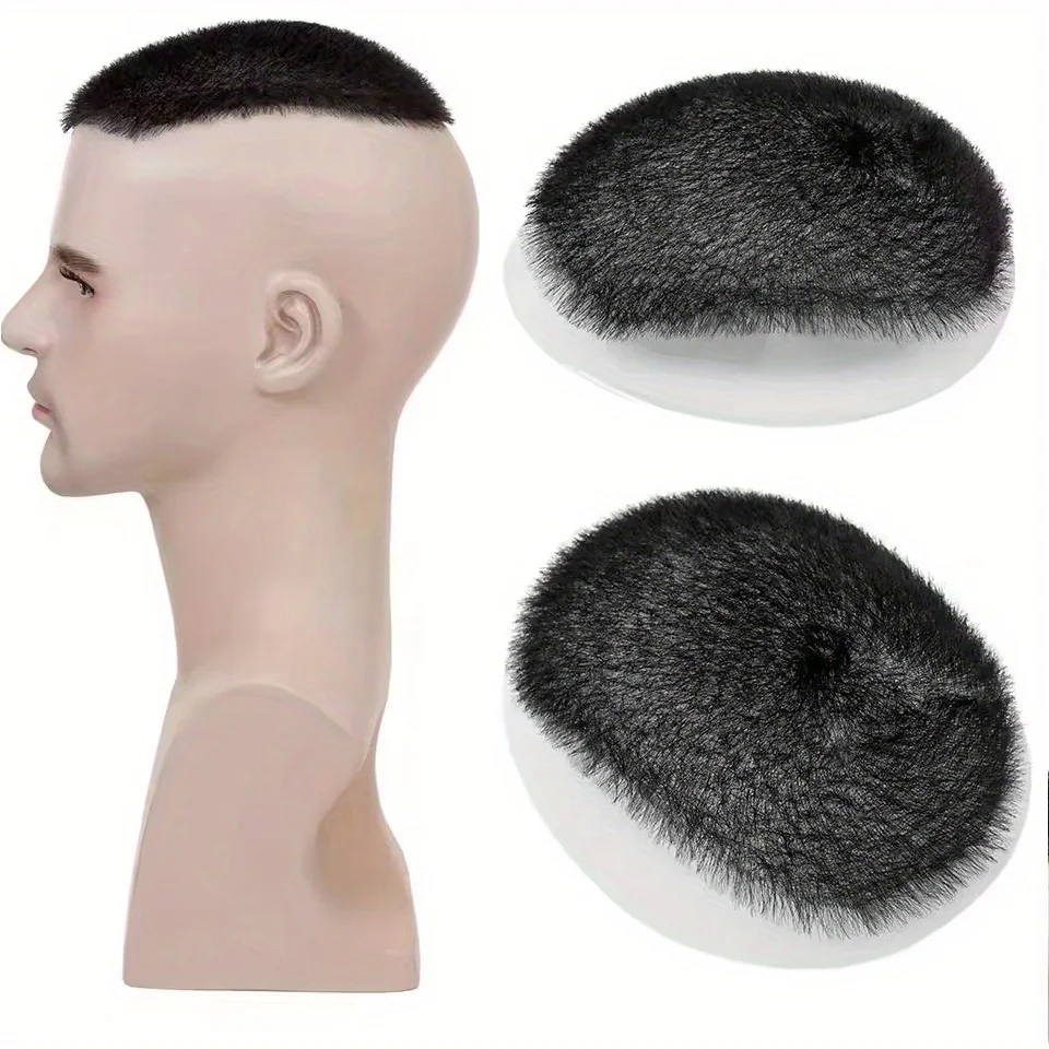 Heißer Verkauf Remy Haar Lager Super Dünne Haut Basis 100% Echthaar Toupet Männer Perücke Ersatz PU Silikon Toupet