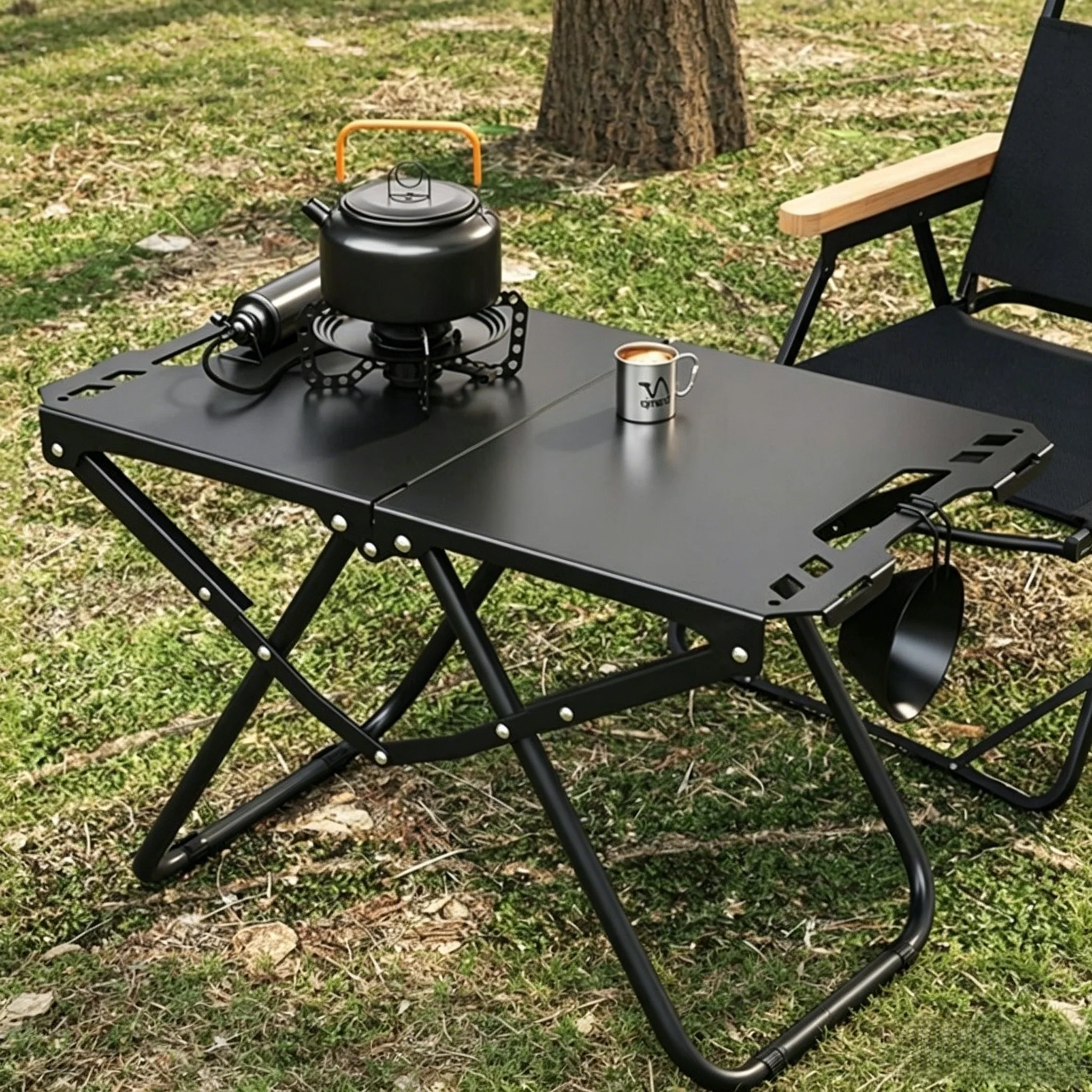 Lightweight Folding Camping Table Thickened Multipurpose Portable Table Durable Compact Outdoor Folding Table Outdoor Camping