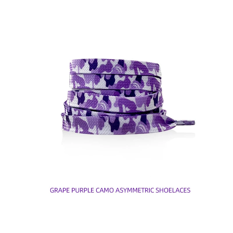 1 Pairs  Polyester Shoelaces  for Boots Running Shoelaces Laces for Sneaker Shoelaces Camo Ski Skates Sports image 6