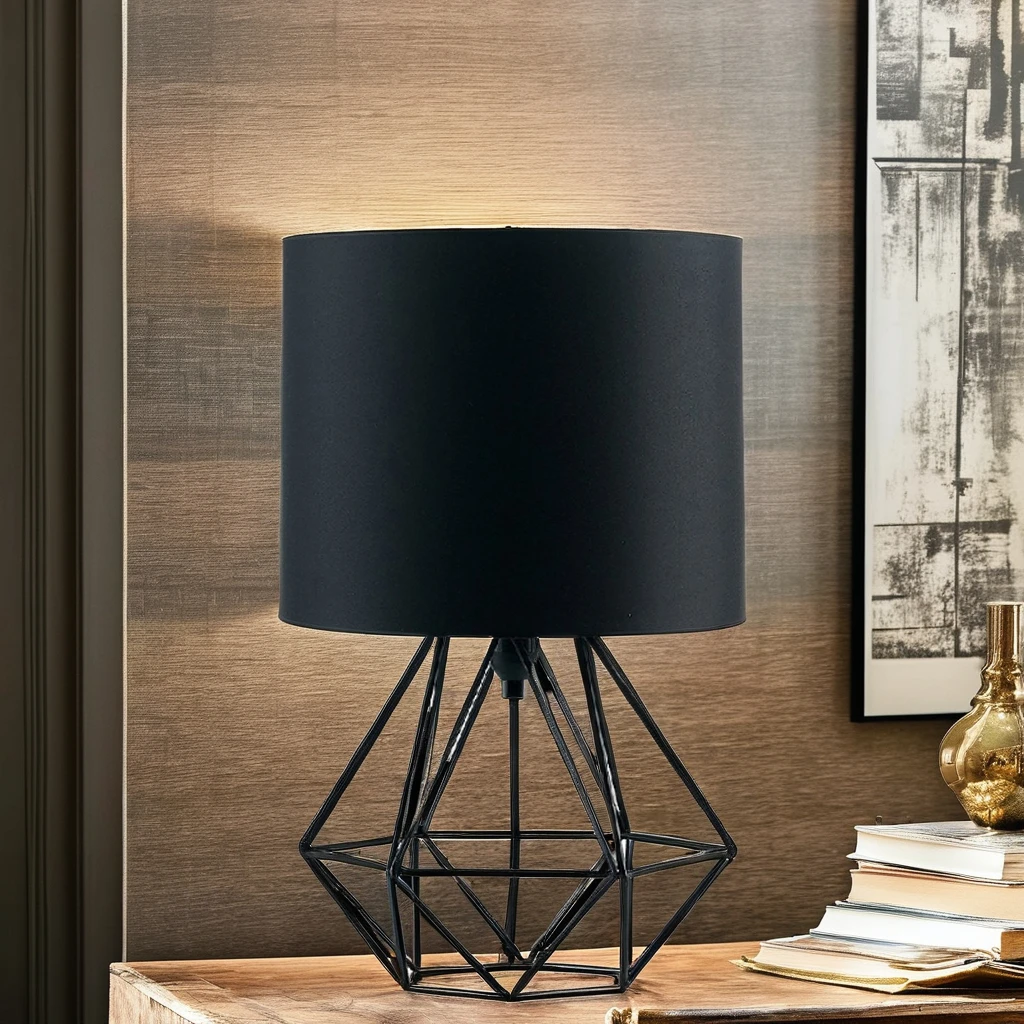 

Украшение дома Водонепроницаемая Золотая Черная Металлическая Современная Скандинавская Спальня Французская Роскошная Декоративная Настольная Лампа