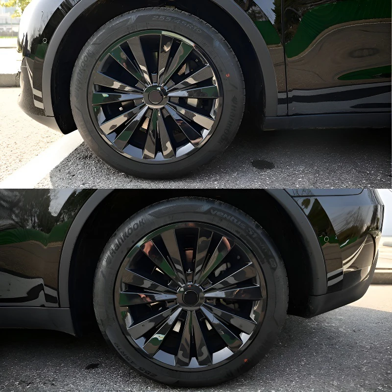 4 قطعة غطاء عجلة ل تسلا نموذج y hubcaps 19 بوصة الأداء الحافات الكاملة Hubcap ل الجوزاء اكسسوارات السيارات أجزاء العجلات 2018-2024