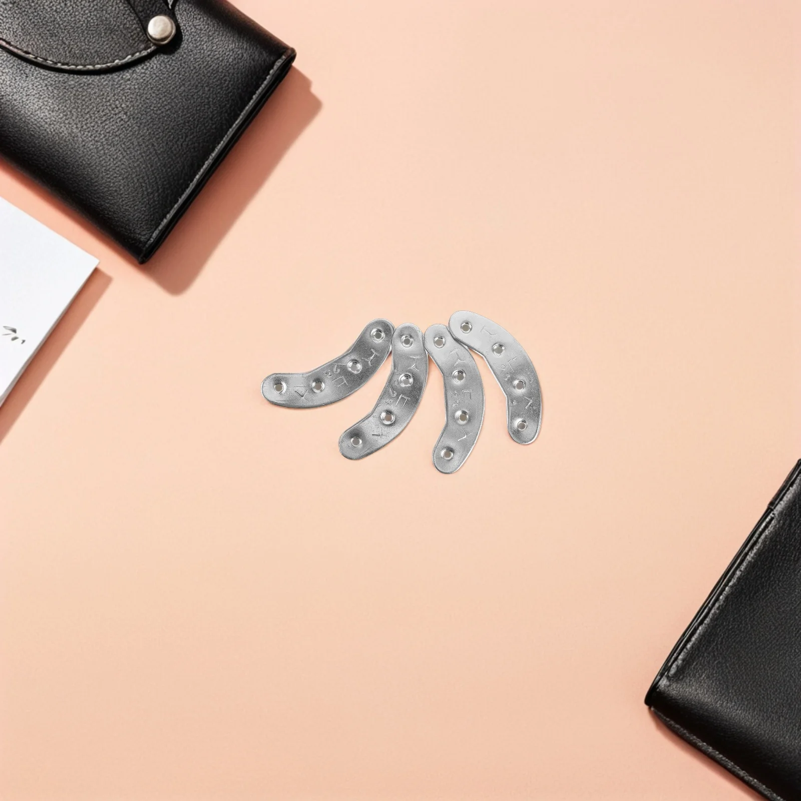 

3 Pairs Faucet Metal Anti-wear Sheet Men Footwear Iron Shoe Heel Repair Inserts