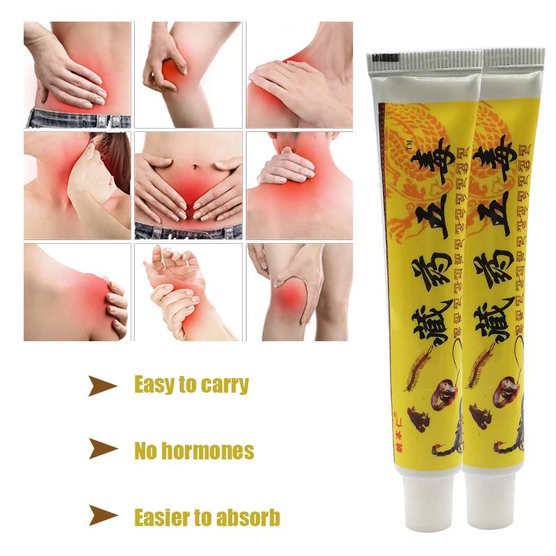 1/2/3Pcs Scorpion Venom Pain Relief Ointment Knee Back Muscle Ache Rheumatism Arthritis Joint Analgesic Treatment Cream Body Oil