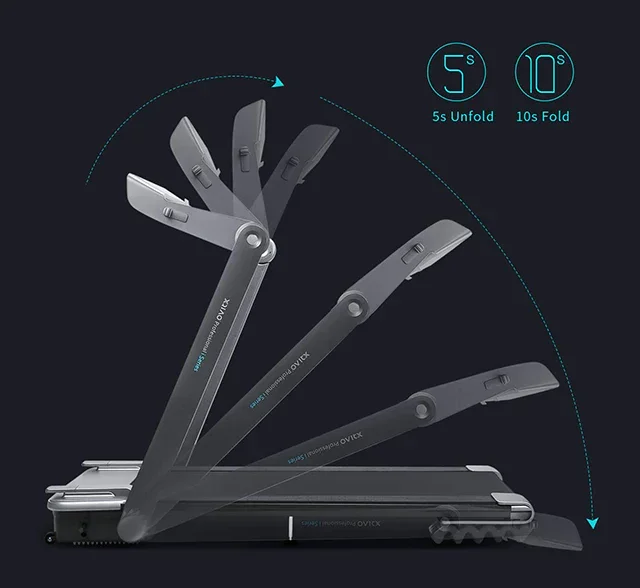Ovicx 11 FOLDABLE  High Quality Home Gym Folding Walking Pad Treadmill Household Equipment Walking Machine Orange