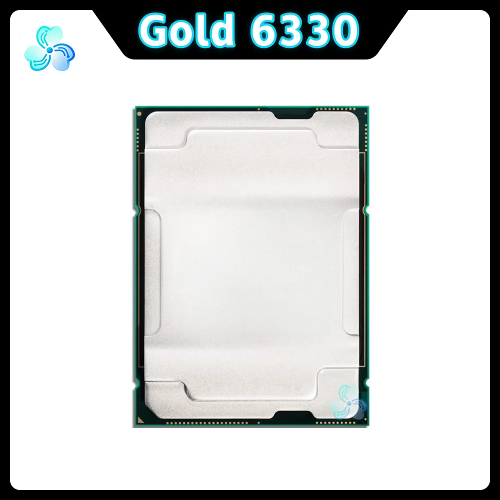 Xeon Gold 6330 CPU SRKHM 2.00GHz 28-Core 56-Thread 42MB 205W LGA4189 Ice Lake-SP CPU Processor for Server GOLD6330