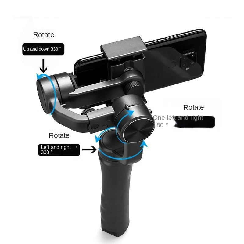 Mobile Phone Stabilizer with Tripod H4 Three-Axis Handheld PTZ   Anti-Shake Intelligent Photography Camera