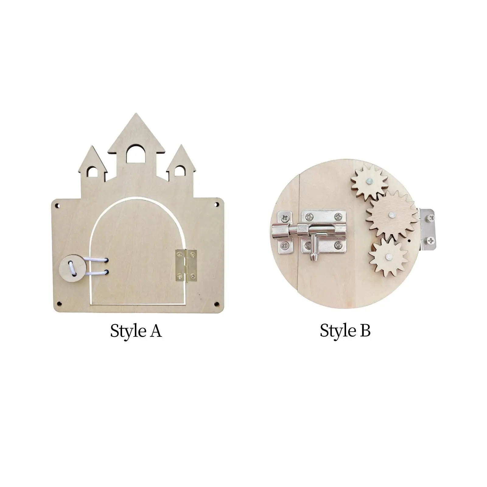 

Wooden Busy Board Material Early Education Toys Puzzles Learning Activities Gifts Sensory Activity Boards for Nursery Preschool