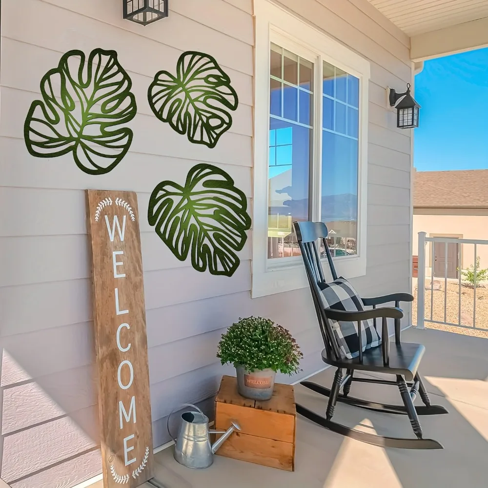 Metal Turtle Leaf Iron Wall Art Indoor Outdoor Farmhouse Decor Perfect Holiday Gift for Home
