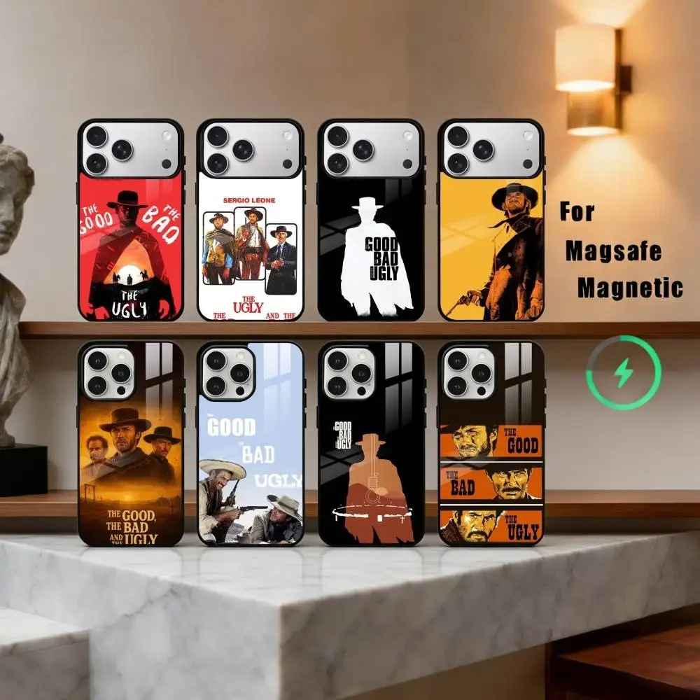 

MOVIE T-The Good the Bad and Ugly Phone Case For iPhone17,16,15,14,13,12,11 Plus,Pro Max Magnetic For Magsafe Wireless Charging