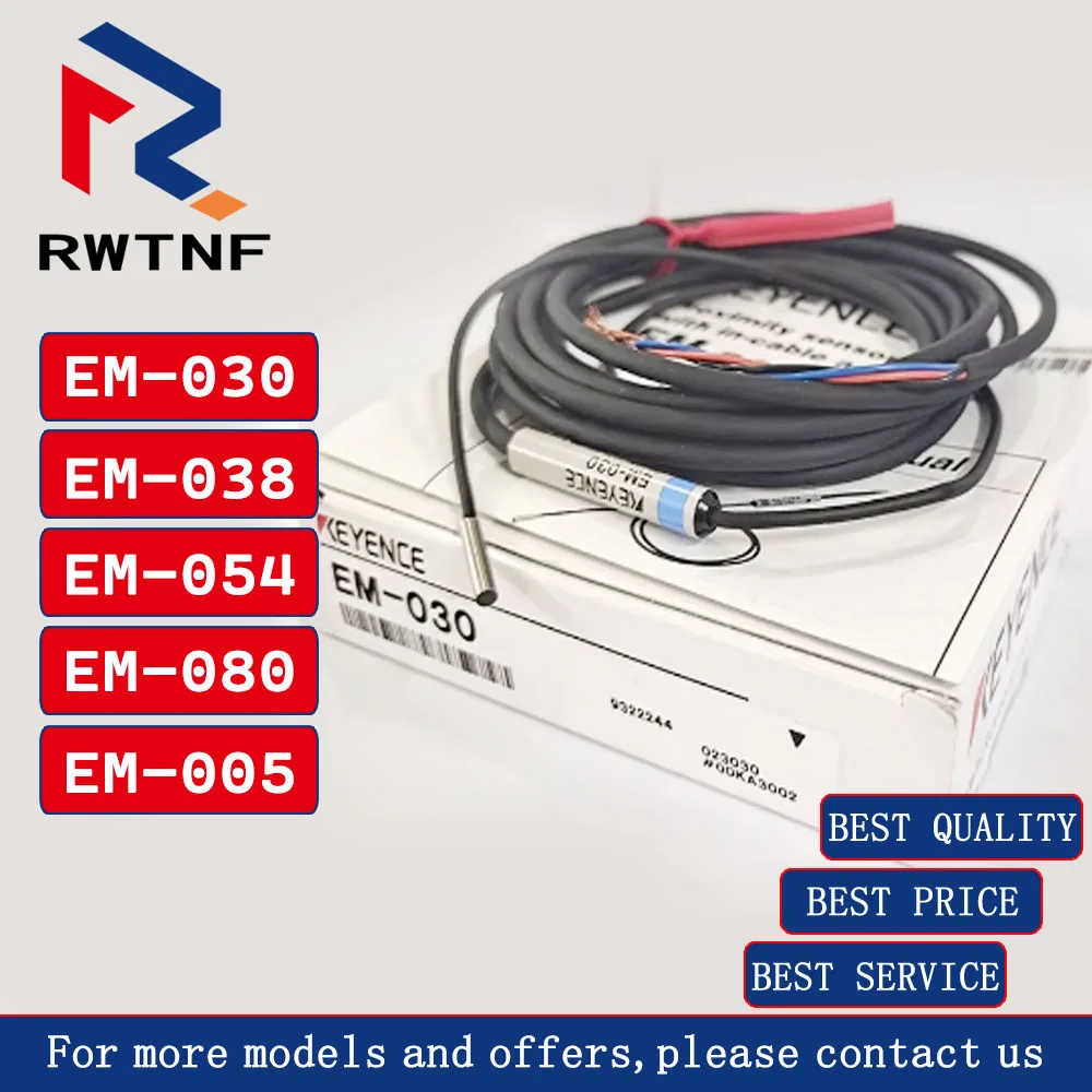 EM-030 EM-038 EM-054 EM-080 EM-005 Brand New Genuine KEYENCE 100% Original Warehouse Stock, Proximity Switch