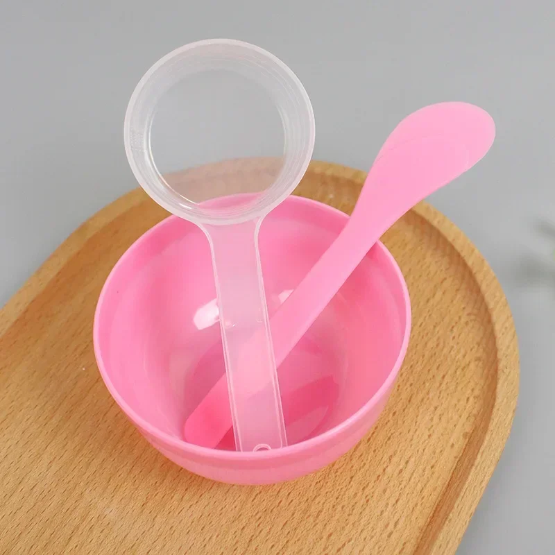 Strumenti di bellezza fai-da-te Spazzola per maschera per la cura della pelle 3 pezzi / set Spazzola per il viso Maschera Ciotola Cucchiaio Set Strumenti di miscelazione Miscelazione Strumenti cosmetici di bellezza