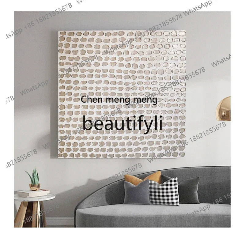 D178  Hand-painted oil paintings, living room and dining room decorative paintings, modern simple entrance art hanging paintings