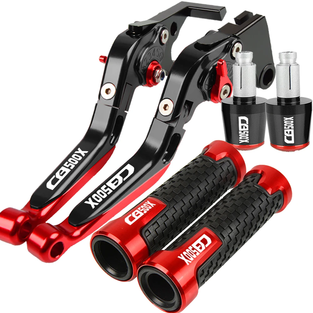 For honda CB500F CB500X CBR500R 2013-2019 2018 2017 Motorcycle Adjustable Brake Clutch Levers Handlebar grips end CBR CB 500 X/R