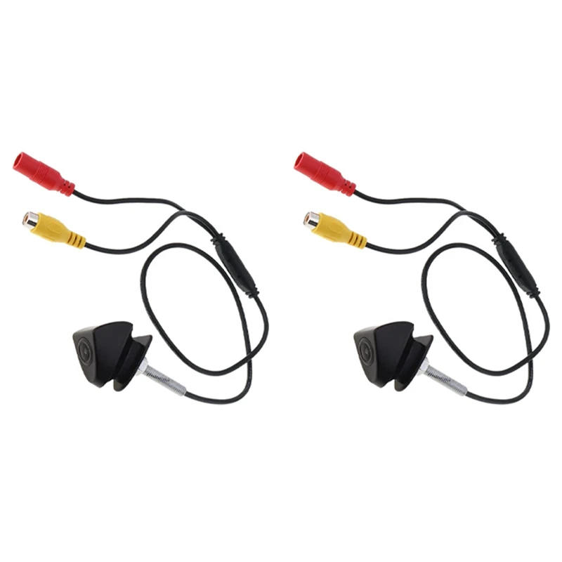 

2X CCD Front Logo Camera For Toyota Prado Highlander Land Camry Front View Reversing Backup Camera Parking Assistance