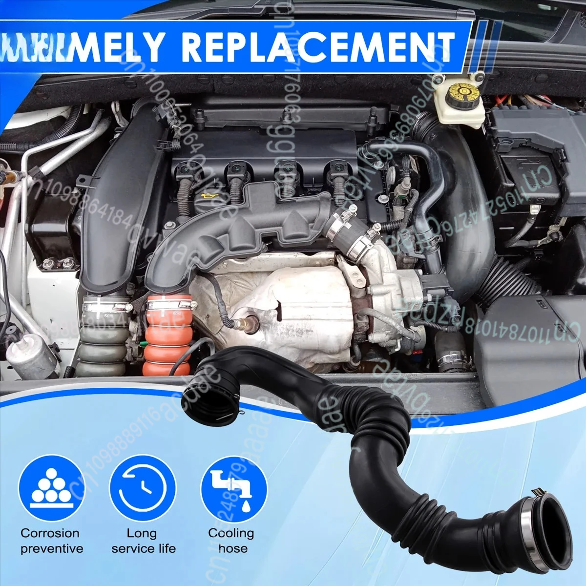 13265280 أنبوب خرطوم مدخل منقي هواء المحرك لأوبل أسترا J سبورتس تورير 1.7CDTI