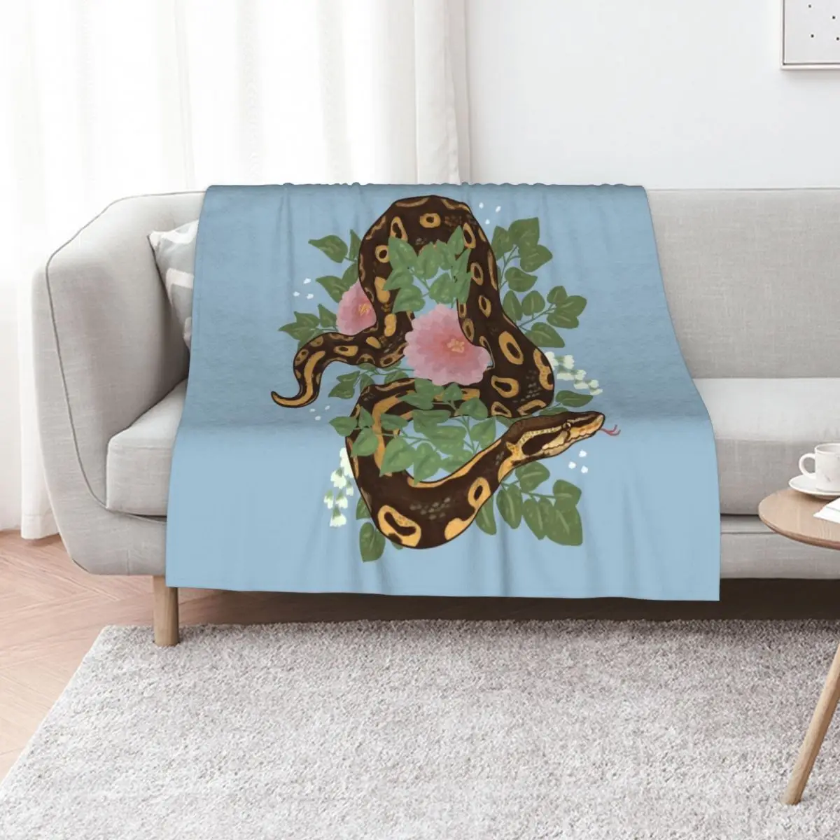 Kit the Ball Python Throw Blanket Blankets For Bed for babies Fashion Sofas Picnic Nap Thins Blankets