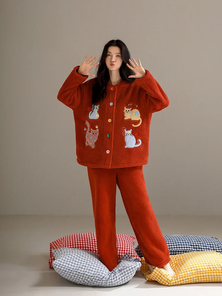 pigiama-invernale-yuenei-in-morbido-pile-corallo-set-di-abbigliamento-da-casa-per-donna-rosso-per-capodanno-e-anno-nuovo-in-morbida-flanella