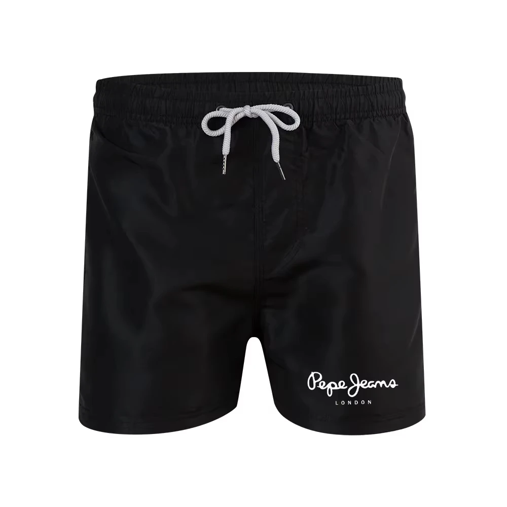 

2026 Fashionable Men's Beach Shorts, Casual Surf Vest, Breathable Quick-Drying Sports Shorts, Summer Double-Layer Swim Trunks