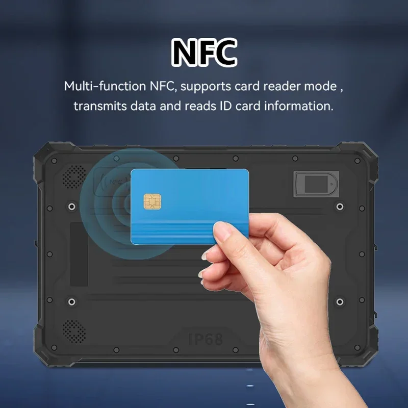 IN STOCK 10.1 Inch Waterproof Ip68 Shockproof NFC Octa Core 8GB 128GB 4G LTE Rugged Grade Industrial Android Tablet Pc