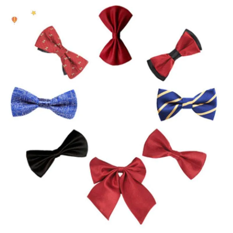 Children's Bow Tie Shirt  Knot Dress Accessory for Boys Kindergarten Students Performance Outfit Winter Season Seven...