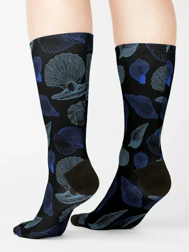 Seashell pattern. Socks luxury Wholesale gifts fashionable Boy Socks Women's