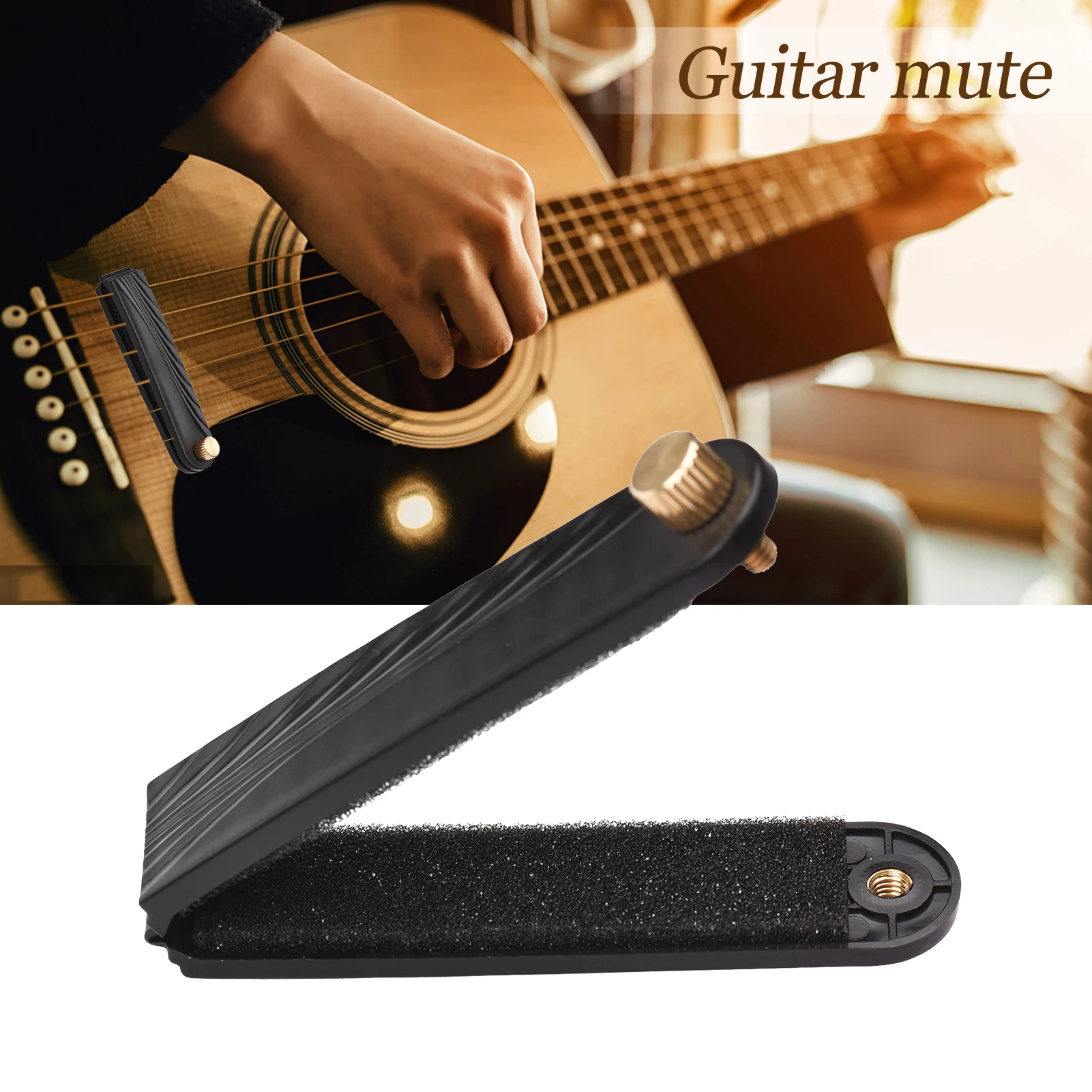 Guitar Muter String Dampener Muter Noise Reducer  Guitar Fretboard Muting  Pad Low Noise Sponge  Mat for Home Dorm Room