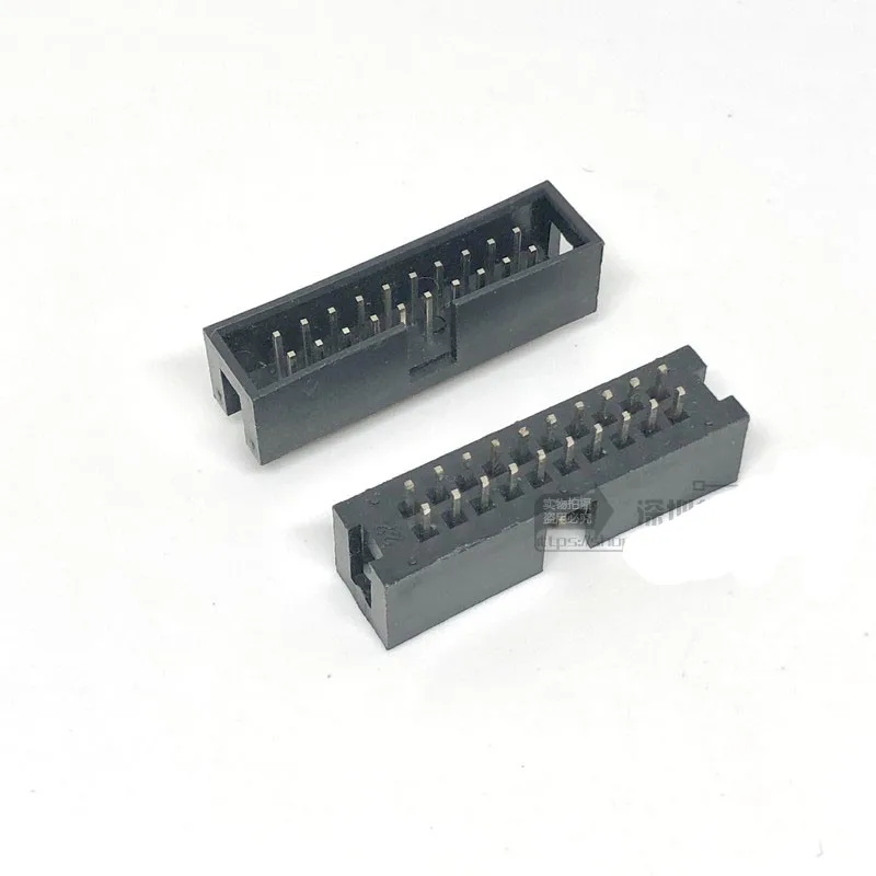 50 pcs 6/8/10/16/20/26/30/40p  Male Box Header Connector 2.54mm NEW