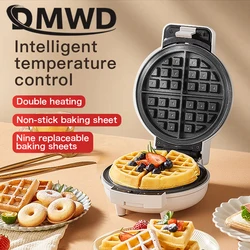 Hong Kong Electric Egg Bubble Waffle Maker Aberdeen Omelet Machine Oven Eggettes Puff Bread Cake Iron Eggs Roll Cone Baking Pan