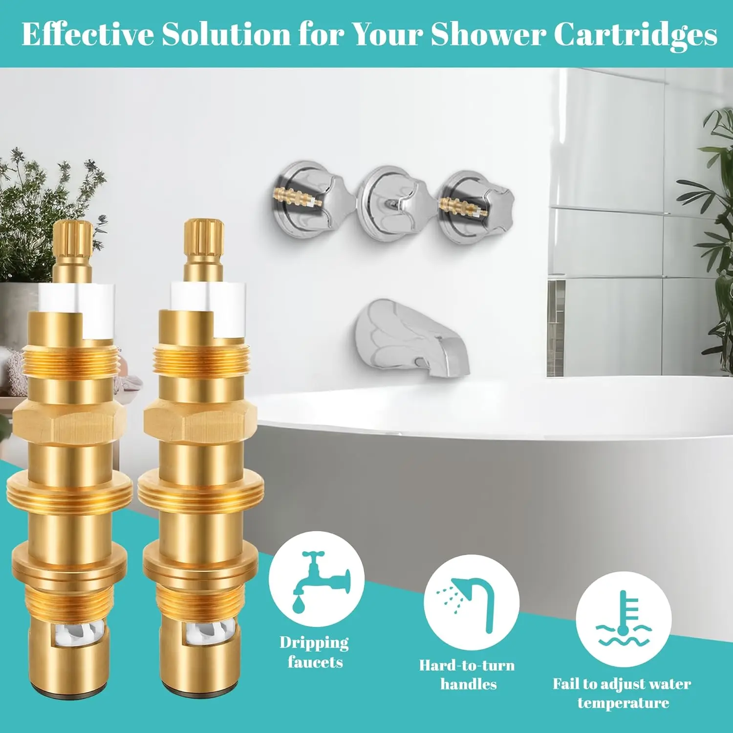 

Замена сердечника клапана для душа 910 030, ручка смесителя, совместимый медный сердечник клапана 13x12x6 см, сантехника для дома