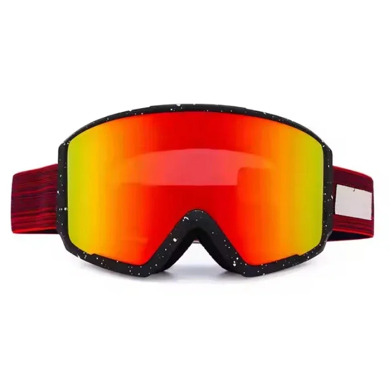 Outdoor Ski Goggles, Heated Goggles, Anti-fog For Snowmobiles, Magnetic Interchangeable Frameless, 100% UV Protective Lenses OTG