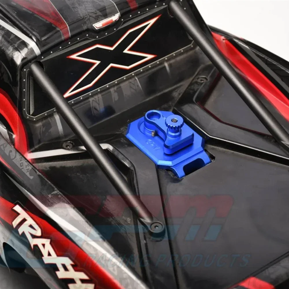 GPM for Traxxas 1/5 X-MAXX X-Monster 6S 8S Monster Truck RC Car Metal Aluminum Alloy 7075 Rear Body Shell Locker 7715