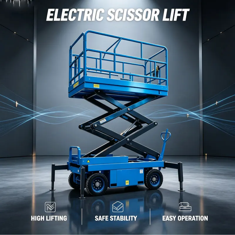 Customized Electric Self-propelled Scissor Lift 6-16m Aerial Work Platform Mobile Lifting Table For Construction Maintenance
