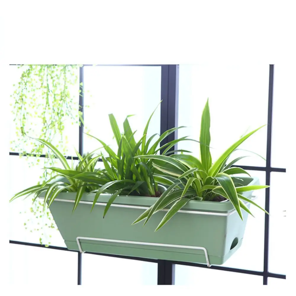 Modern Rectangular Vegetable Planter Box Thickened Plastic Flower Pot For Home Balcony Gardening Succulent Nursery Bin