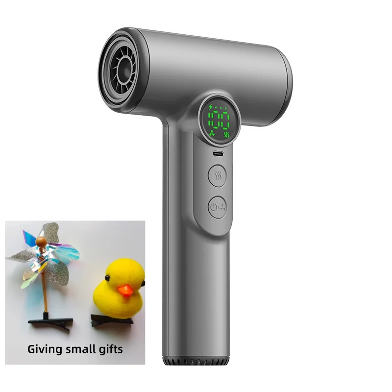 Nuovo asciugacapelli wireless freddo/caldo per casa/bambini/dormitorio/viaggio essenziale USB1 ricarica asciugacapelli wireless