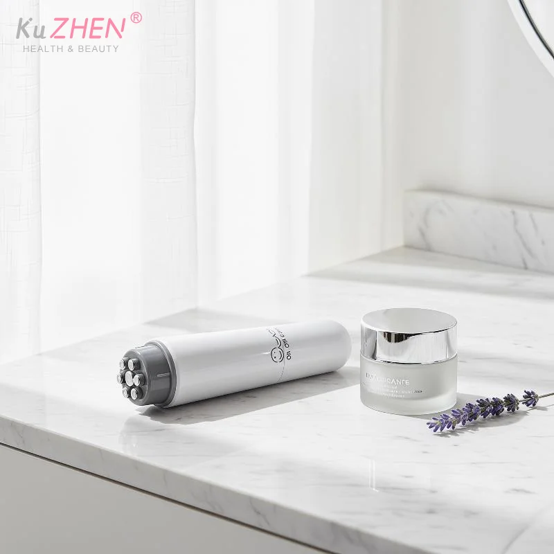 1*white Electric Mini Massage Pen Portable 4-head Massager Electric Eye Facial Care Massage Instrument Lifting Face Eye Vibrator