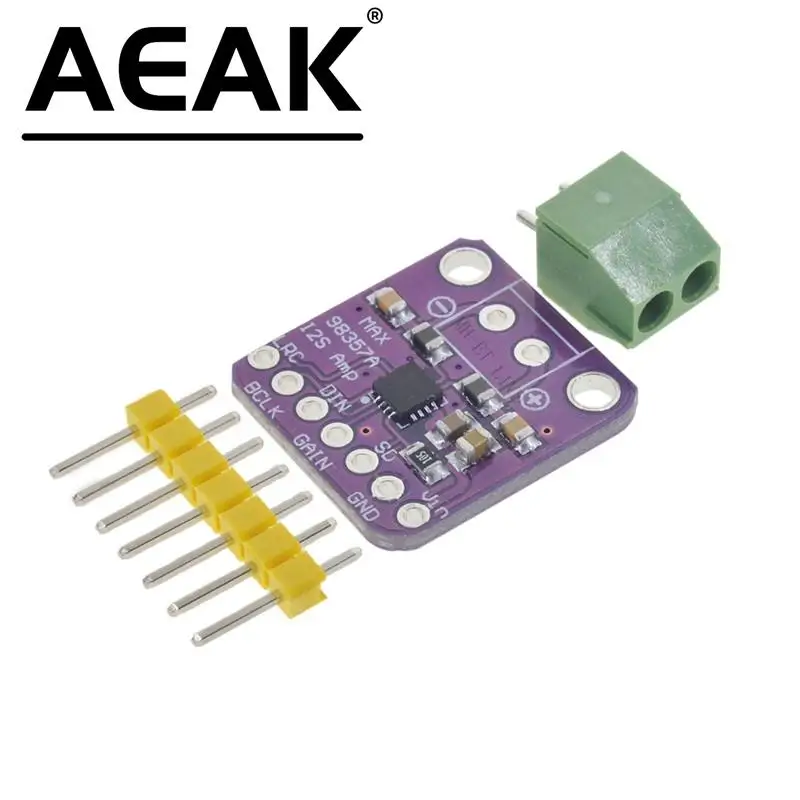 MAX98357 I2S 3W Class D Amplifier Breakout Interface DAC Decoder Module Filterless Audio Board For Raspberry Pi ESP32