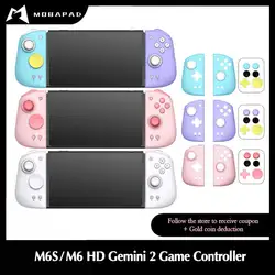 MOBAPAD M6S Gemini2 Game Controller,Joypad with Hall Joystick Left Right Handle Grip Console for Nintendo Switch NS OLED Gamepad